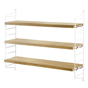 String���K�̔��X STRING POCKET�@�X�g�����O �|�P�b�g SP5015-05-12 �I�[�N / �z���C�g �@STRING FURNITURE
