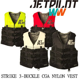 JETPILOT/ジェットパイロット】JA22126CGA 　STRIKE　3BUCKLE　CGA　NYLON　VEST　MENS・ナイロンベスト・ジェットスキー サップボード　ウエイクボード　セール　SALE