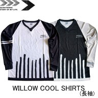 ネコポス送料無料★【QUAKYSENSE/クエーキーセンス】24WCL　WILLOW　COOL　SHIRTS　クールシャツ長袖