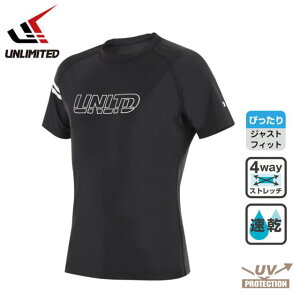yUNLIMITED@A~ebhzULR0622@UNLIMITED @bVK[h HYDRO RASH GUARD  O΍ V[gX[u bVVc@