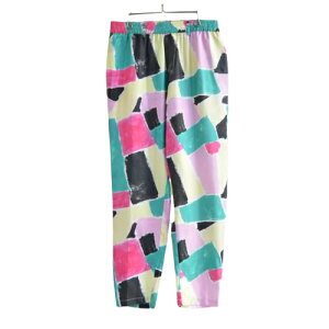 BANANATIME(�o�i�i�^�C��) TAPERD2 PANT(UNISEX) STROKES PURPLE BLACK
