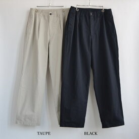 STILL BY HAND(スティルバイハンド) Cotten/Silk 1tuck pants PT02242