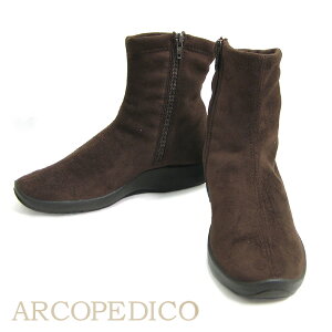 アルコペディコ ブーツ ARCOPEDICO 靴 L ライン L8 ショート ブーツ ブラウン 茶色 ポルトガル製 ブーツ エリオさんの靴 現品限り 返品不可