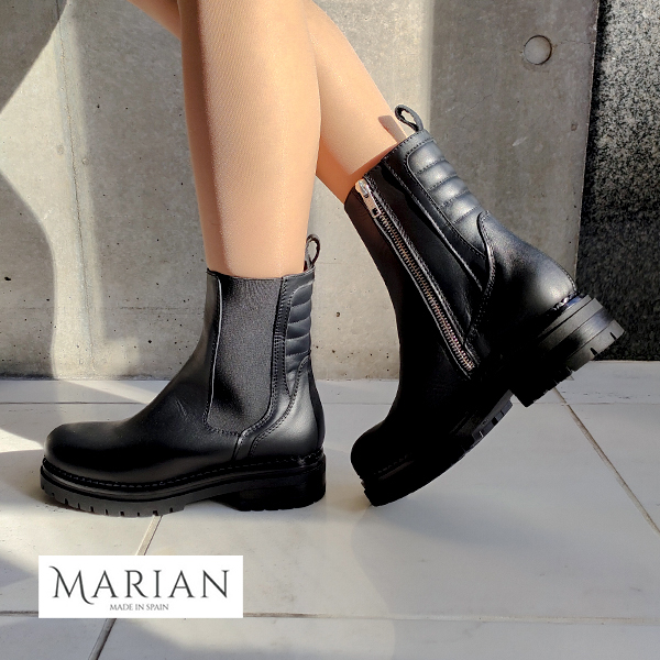 楽天市場】ショートブーツ 本革 MARIAN マリアン 靴 スペイン製 MARIAN