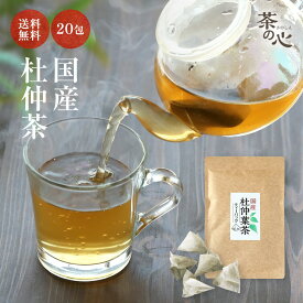 杜仲茶 国産 ティーバッグ 20包 送料無料 杜仲葉 ティーパック 杜仲葉茶 杜仲 健康茶 植物茶