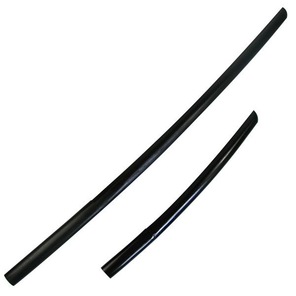 剣道具 実物 木刀 お買い得木刀 大小セット 樫製 注目ブランド 黒塗特価品木刀