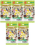 【新品】どうぶつの森amiiboカード 第1弾5パックセット (1パック3枚入り×5パックのセット)【送料別。メ…