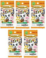 【新品】どうぶつの森amiiboカード 第2弾5パックセット（1パック3枚入り×5パックのセット）【送料別。メ…