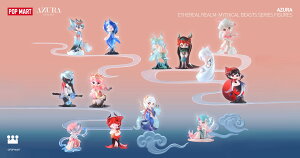 �y�V�i�zPOPMART AZURA Ethereal Realm: Mythical Beasts �V���[�Y 1BOX(12����)�y�����ʁB��z�ցz�t�B�M���A�@�������@��l�����@�C�O�f�U�C�i�[�@�����t�B�M���A�@�Q�[�~���O�@�f�U�C�i�[�Y�g�C�@�R