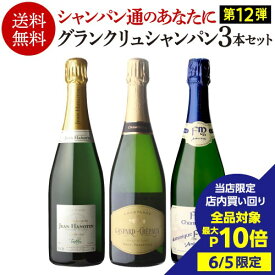 【1本/5,000円 】送料無料 シャンパンセットグランクリュ シャンパーニュ3本セット 12弾 特級 RM RC シャンパン 高級シャンパン 浜運 あす楽