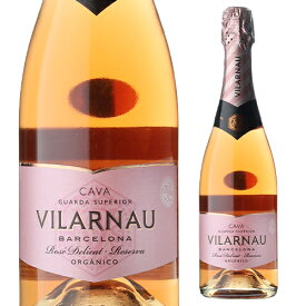 SP カヴァ ヴィラルナウ ロゼ デリカ ブリュット レセルバ オーガニック 750ml スペイン バルセロナ ビオ 有機 辛口 BIO ガルナッチャ ピノノワール スパークリングワイン 長S