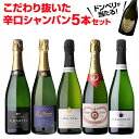 【500円OFFクーポン利用で 1本/3,480円】 シャンパンセットドンペリニヨンが当たる！辛口シャンパン5本セット 62弾750…