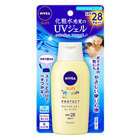 花王 ニベアUV プロテクトウォータージェル こども用 SPF28++120g【ノンアルコール】【無香料・無着色】