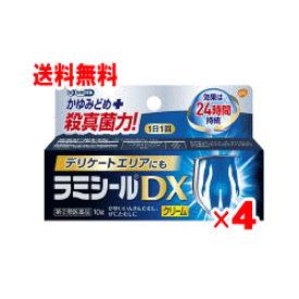 【第(2)類医薬品】ラミシールDX クリーム 10g×4個セット【送料無料】