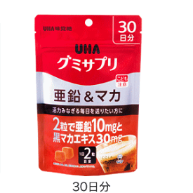 （送料無料）UHA味覚糖　UHAグミサプリ 亜鉛＆マカ 60粒×24個セット