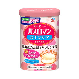 【アース製薬】バスロマン スキンケア Wミルクプロテイン 60g