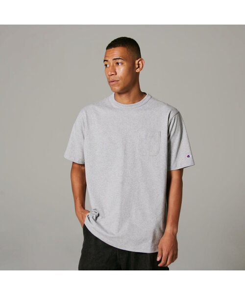 《最大15%OFFクーポン》【公式】チャンピオン Champion ティーテンイレブン ショートスリーブ ポケットTシャツ 25SS MADE IN USA (C5-B302) ★ メンズ レディース ユニセックス トップス 半袖 Tシャツ T1011 ヘビーウェイト USAコットン ポケT ポケットT