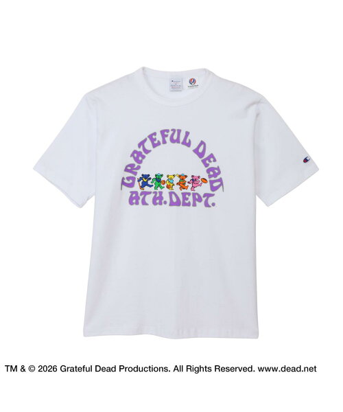 《最大15%OFFクーポン》【公式】チャンピオン Champion ティーテンイレブン ショートスリーブ Tシャツ GRATEFUL DEAD 26SS T1011 MADE IN USA (C5-D309) ★ メンズ レディース ユニセックス トップス 半袖 Tシャツ ロゴT グレイトフルデッド