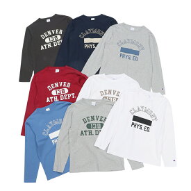 【公式】チャンピオン【MAX70%OFFセール】Champion ロングスリーブTシャツ 24FW ベーシック(C3-A419)★ メンズ レディース ロンT 長袖 長袖T