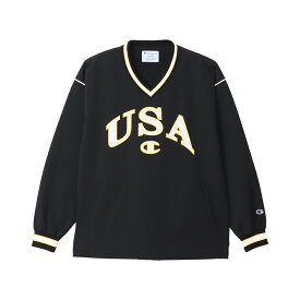【公式】チャンピオン【30%OFFセール】Champion Vネックジャケット 24FW アクションスタイル(C3-A616)★ メンズ レディース ユニセックス アウター ジャケット