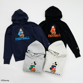 【公式】チャンピオン Champion リバースウィーブ(R) フーデッドスウェットシャツ 24FW リバースウィーブ(R)(C3-A131)★スウェット フード パーカー Disney ディズニー 長袖 ユニセックス 男性 女性