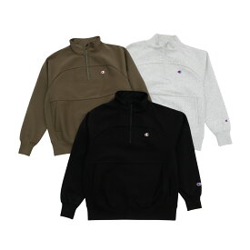 【公式】チャンピオン【30%OFFセール】Champion リバースウィーブ (R) ハーフジップスウェットシャツ 25FW リバースウィーブ (R) (C3-C024)