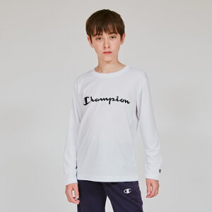 【公式】チャンピオン【 速乾 吸水 】 Champion キッズ ロングスリーブTシャツ 25FW スポーツ チャンピオン(CK-CS407)★ スポーツウェア ユニセックス レディース メンズ ジム トレーニング