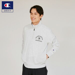 【公式】チャンピオン【 速乾 ストレッチ 】 Champion テックウィーブ テリー ハーフジップスウェットシャツ 25FW GOLF チャンピオン(C3-CG002)★ ゴルフ ゴルフウエア スポーツ ユニセックス レデ