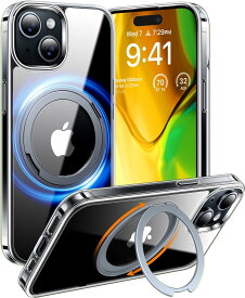 iPhone15 iPhoneケース TORRAS 正規品 マグネット搭載 リング 耐衝撃 UPRO Ostand R クリア X0025KNB1F
