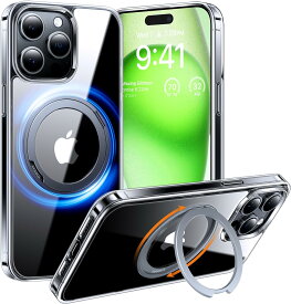 iPhone15ProMax ケース iPhoneケース TORRAS 正規品 マグネット搭載 リング 耐衝撃 UPRO Ostand R クリア