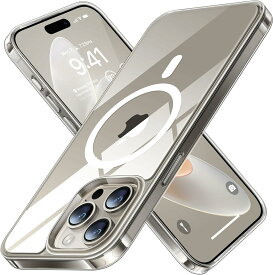 iPhone15ProMax iPhoneケース TORRAS 正規品 クリア マグネット搭載 黄ばみなし ワイヤレス充電 耐衝撃 全面保護 X003VYRZZ1