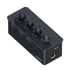 Fosi Audio SK01 ヘッドフォンアンプ イコライザー プリアンプ 充電式 ヘッドホンアンプ トーン制御 ラウドネス補償 エレクトリックギター用 ポータブル クラスA アナログアンプ 3.5mm/6.35mm端子