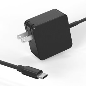 65W USB-C 充電器 PD PPS対応 ノートPC用ACアダプター GaN採用 折畳プラグ 軽量 小型 タイプC 急速充電器 20V 3.25A ノートパソコン充電器 対応Lenovo/MacBook/DELL/ASUS/Acer/HP/Fujitsu/Toshiba/NECなどノートパソコ