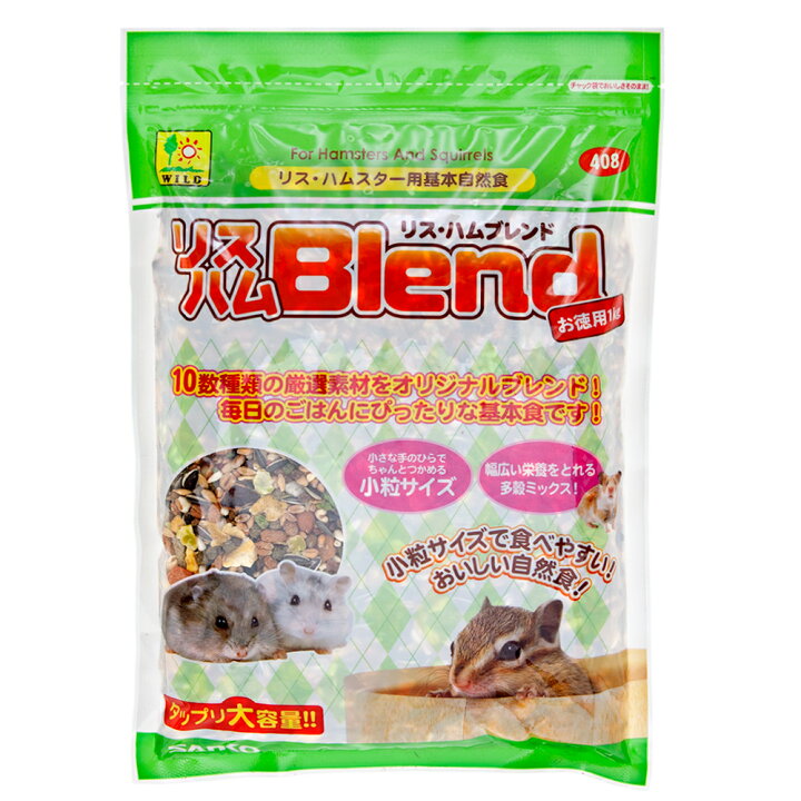 楽天市場 三晃商会 リス ハムブレンド お徳用 １ｋｇ ４袋 ハムスターフード えさ エサ 餌 お一人様１点限り 関東当日便 Charm 楽天市場店