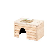 マルカン　CASA　ジャンガリアンののぞいて安心ハウス　ハムスター　お家　木製