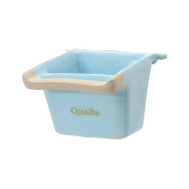 クオリス　ポッタリー　衛生的な陶器の食器　350・465　ブルー【HLS_DU】　関東当日便