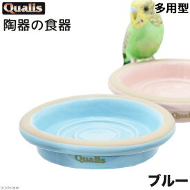クオリス　ポッタリー　衛生的な陶器の食器　多用型　ブルー【HLS_DU】　関東当日便