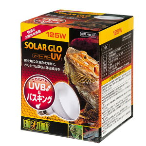 GEX エキゾテラ ソーラーグローUV 125W PT2192 トカゲ バスキング 紫外線灯 関東当日便