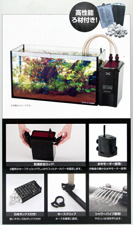 楽天市場 コトブキ工芸 Kotobuki パワーボックス ｓｖ２４０ｘ 外部フィルター ４５ｃｍ水槽用 関東当日便 Charm 楽天市場店