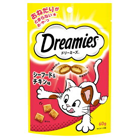 ドリーミーズ　シーフード＆チキン味　60g　キャットフード【HLS_DU】　関東当日便