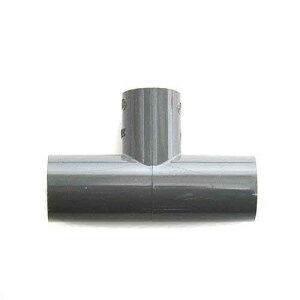 アウトレット品 塩ビTS継手 異径チーズ 20A×13A (色:グレー) 訳あり 関東当日便