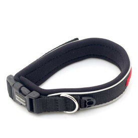 犬　首輪　イージードッグ　ネオカラー　S　（首周り32〜36cm）　ブラック　小型犬用　関東当日便