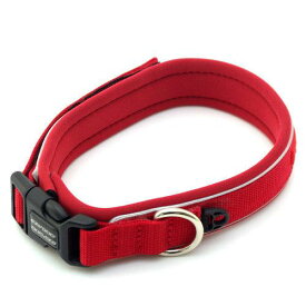犬　首輪　イージードッグ　ネオカラー　L　（首周り43〜48cm）　レッド　大型犬用　関東当日便
