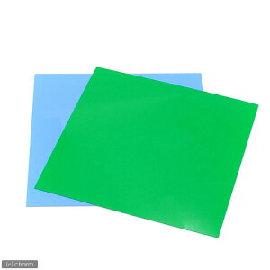 30cmキューブ水槽用 丈夫な塩ビ製バックスクリーン 30×30cm 若草 ライトグリーン 関東当日便