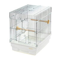 鳥かご　HOEI　21手のりG　ホワイト　（29×36．5×39cm）　セキセイ　小型インコ　フィンチ　関東当日便