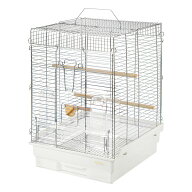 鳥かご　HOEI　35手のりホライズンセキセイ　ホワイト　（37×41．5×54．5cm）　セキセイ　小型インコ　…