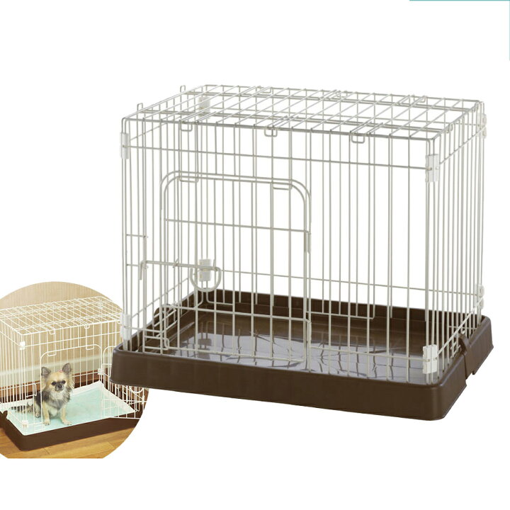 楽天市場 リッチェル ペット用 コンパクトケージ ブラウン 犬 ゲージ ケージ サークル 沖縄別途送料 関東当日便 Charm 楽天市場店