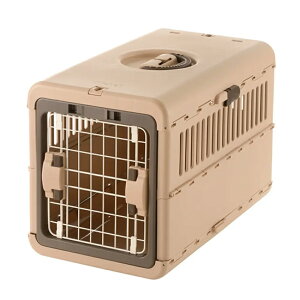 リッチェル キャンピングキャリー 折りたたみ M ダークブラウン 犬 猫 キャリーケース ペットキャリー 関東当日便