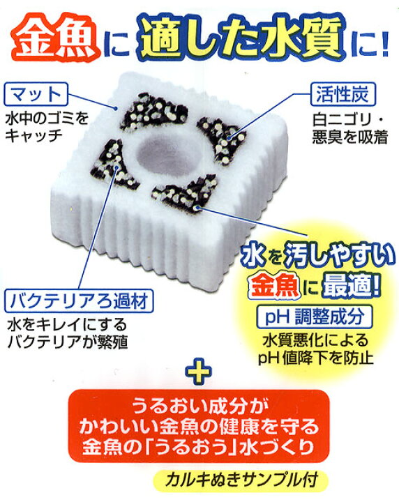 楽天市場 ｇｅｘ ロカボーイ ｍ 金魚元気交換ろ過材 ３個パック 関東当日便 Charm 楽天市場店