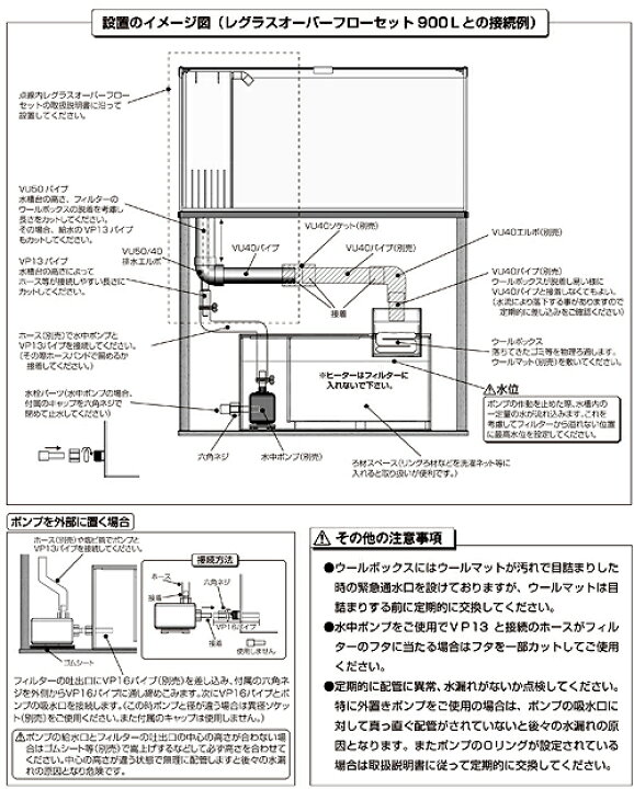 楽天市場】コトブキ工芸 オーバーフロー水槽用ろ過槽 DXフィルター 